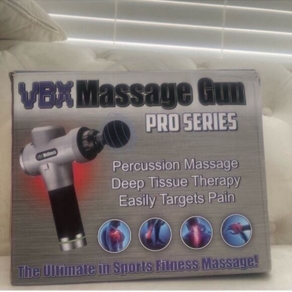 NEW VBX PRO SERIES 6 PIECE PERCUSSION MASSAGE GUN - Picture 3 of 10